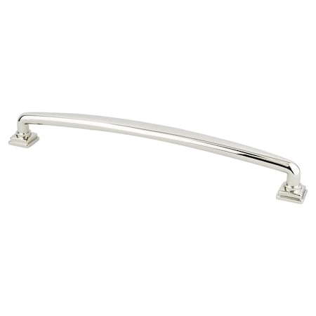 Berenson 224 mm CC Tailored Traditional Appliance Pull with Polished Nickel 1298-1014-P